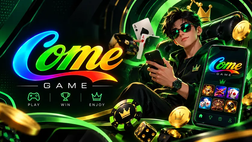 Come to win apk is a different name from this COME GAME poster